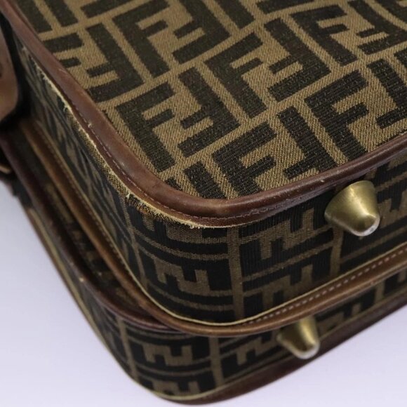 FENDI Zucca Canvas Garment Cover Brown Auth fm4432 - Picture 3 of 16
